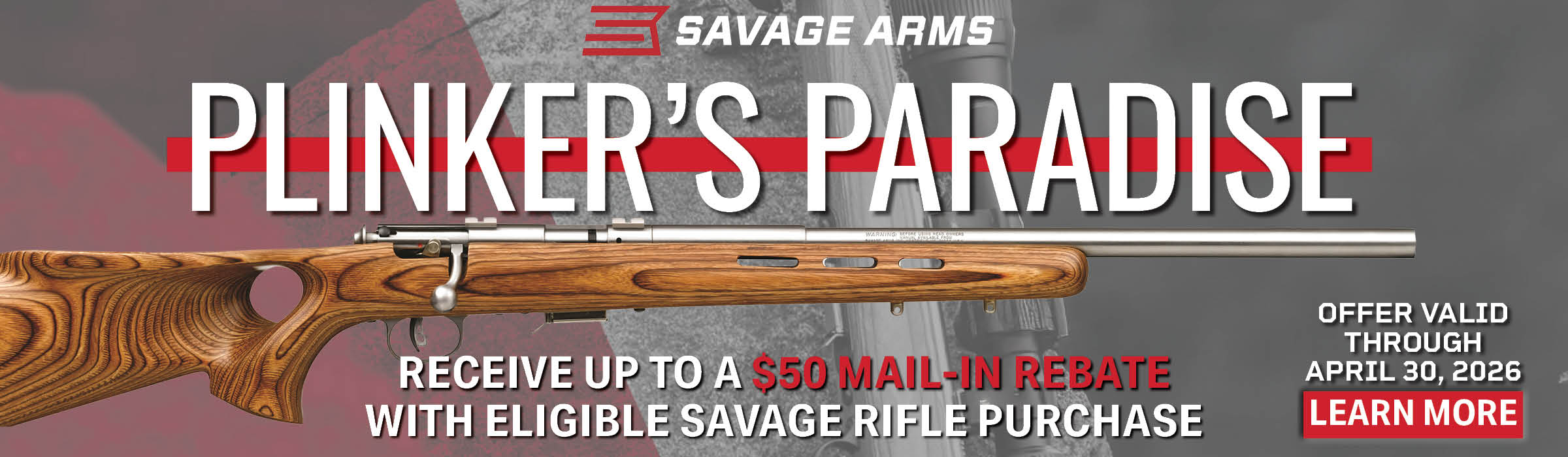 Savage Plinkers Paradise Rebate